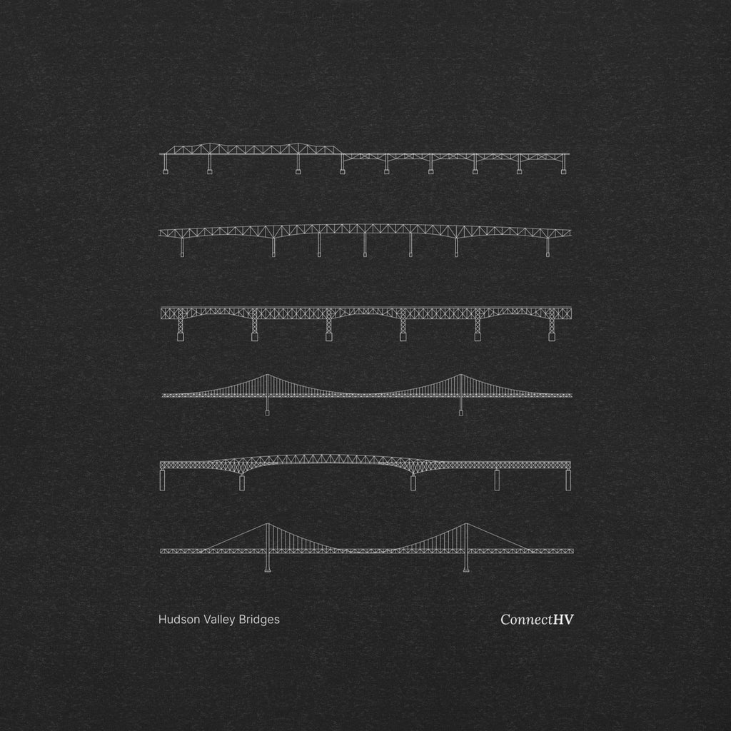 Hudson Valley Bridges | Midnight Unisex Tee